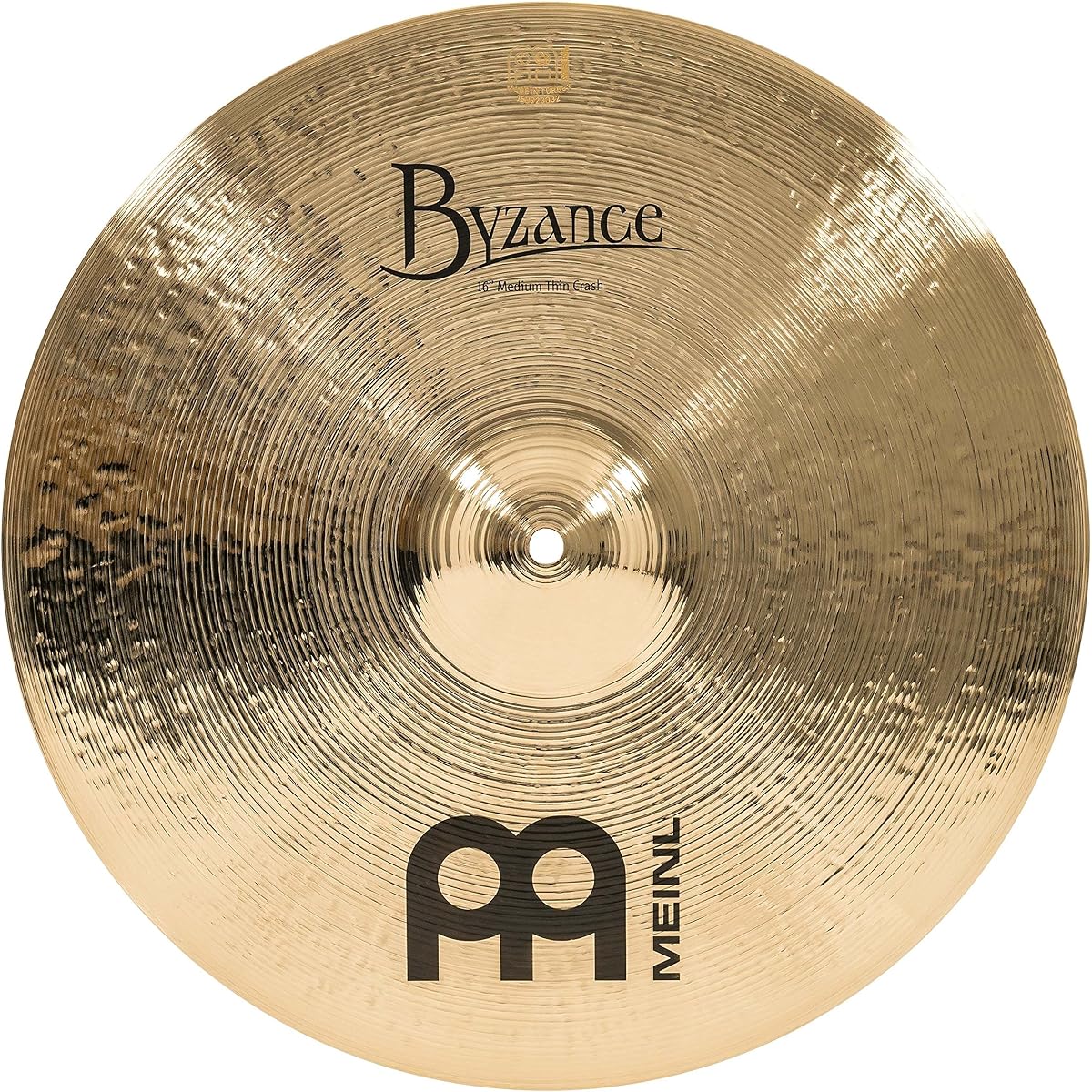 MEINL Byzance Brilliant Series Crash Cymbal 16" Medium Thin Crash B16MTC-B [Official Japanese Product]