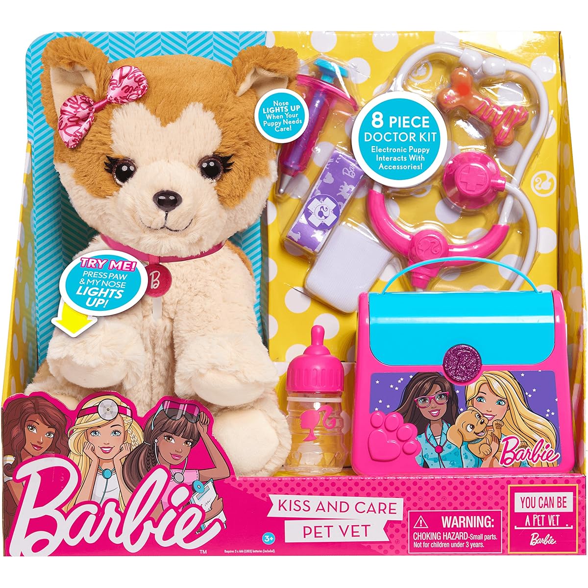 Barbie Pets Doctor Set, Multicolor