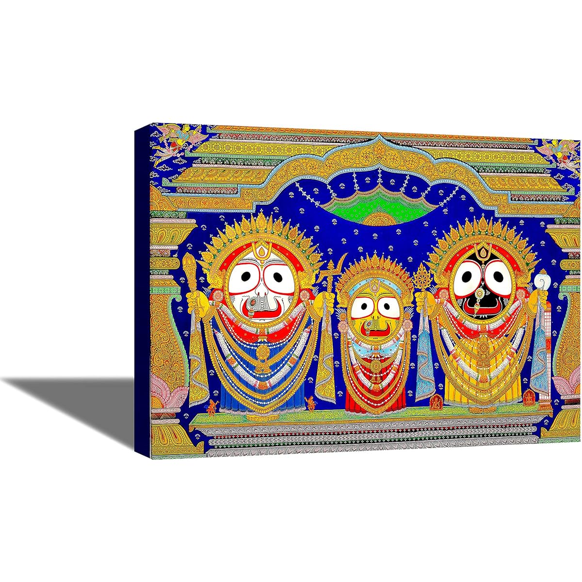 Tamatina Framed Canvas Gallery Wrapped Framed Painting | Jai Jagannath | Home Decor Gift Item | Frame Size- 24x18inch .d480