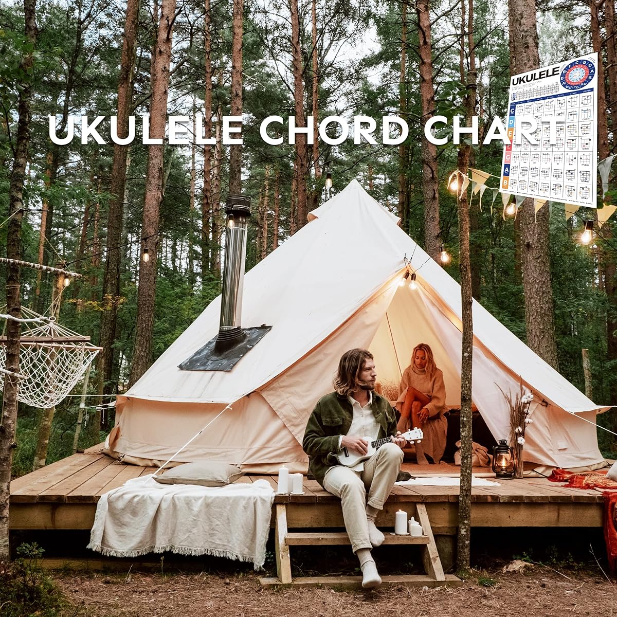 Ukulele Chords Poster Chart Beginner's Educational Reference Guide Learn Chord Progressions Play Ukulele Chord Sequences in Any Key Includes Ukulele Fingerboard Notes & Circle of Fifth Wheel Chart