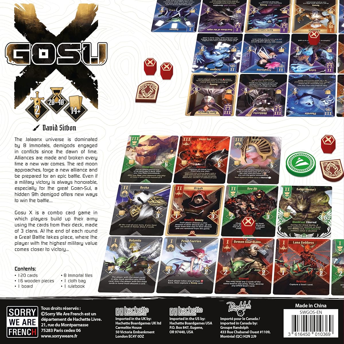 Gosu X | Card Game for Teens and Adults | Ages 14+ | 2 Players | 20 Minutes