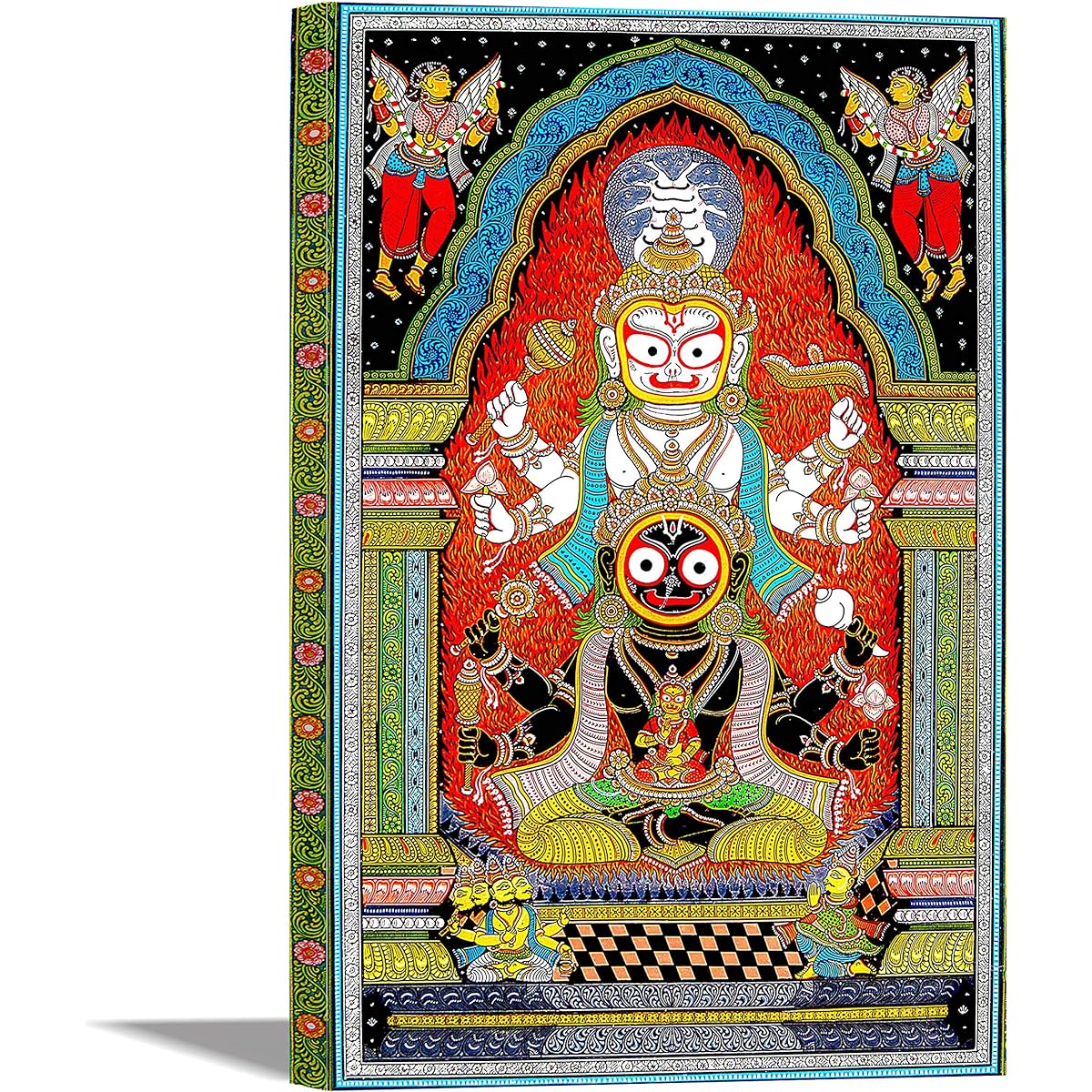 Tamatina Framed Canvas Gallery Wrapped Framed Painting | Jai Jagannath | Home Decor Gift Item | Frame Size- 36x24inch .d420