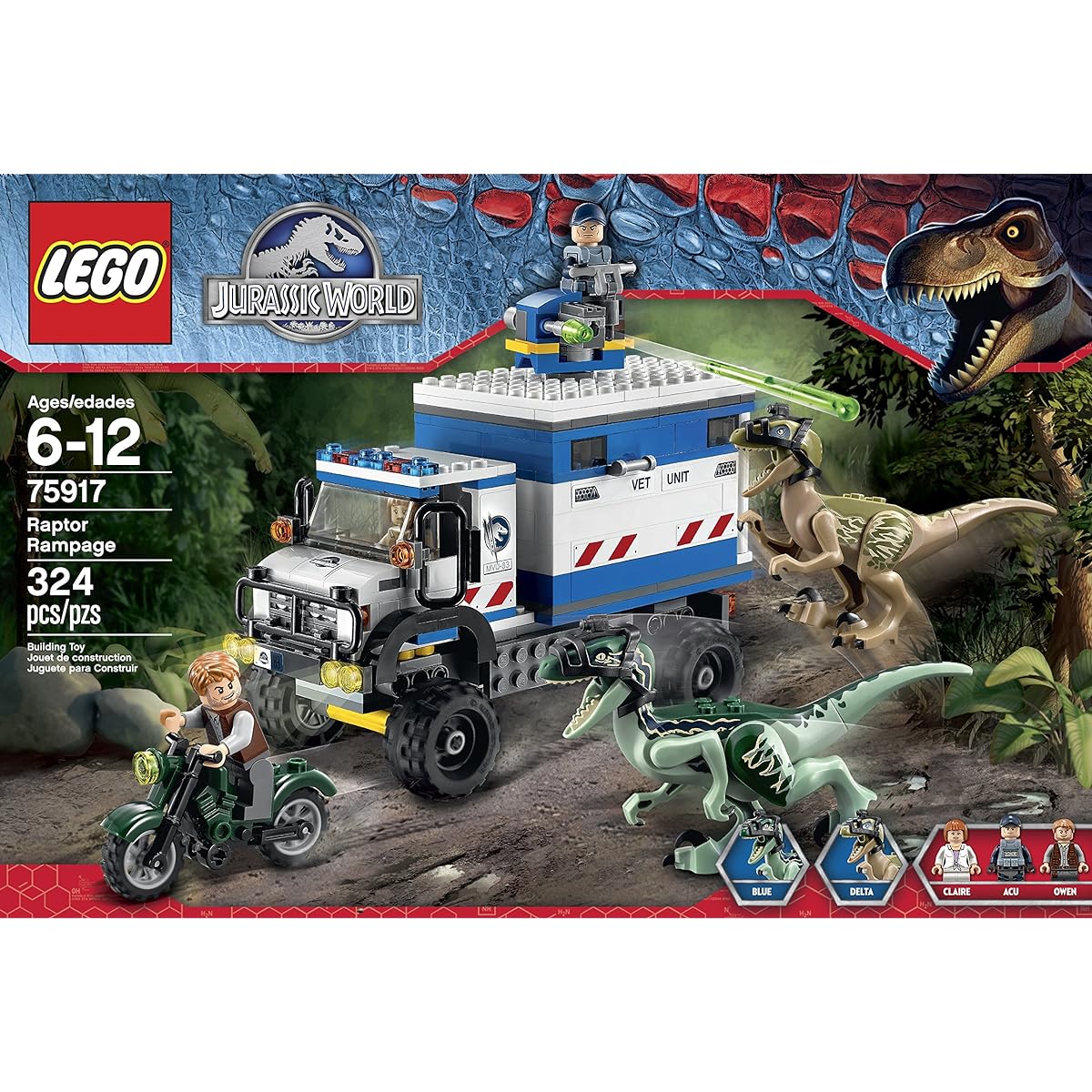 LEGO Jurassic World RAPTOR RAMPAGE Set #75917 [Parallel Import]
