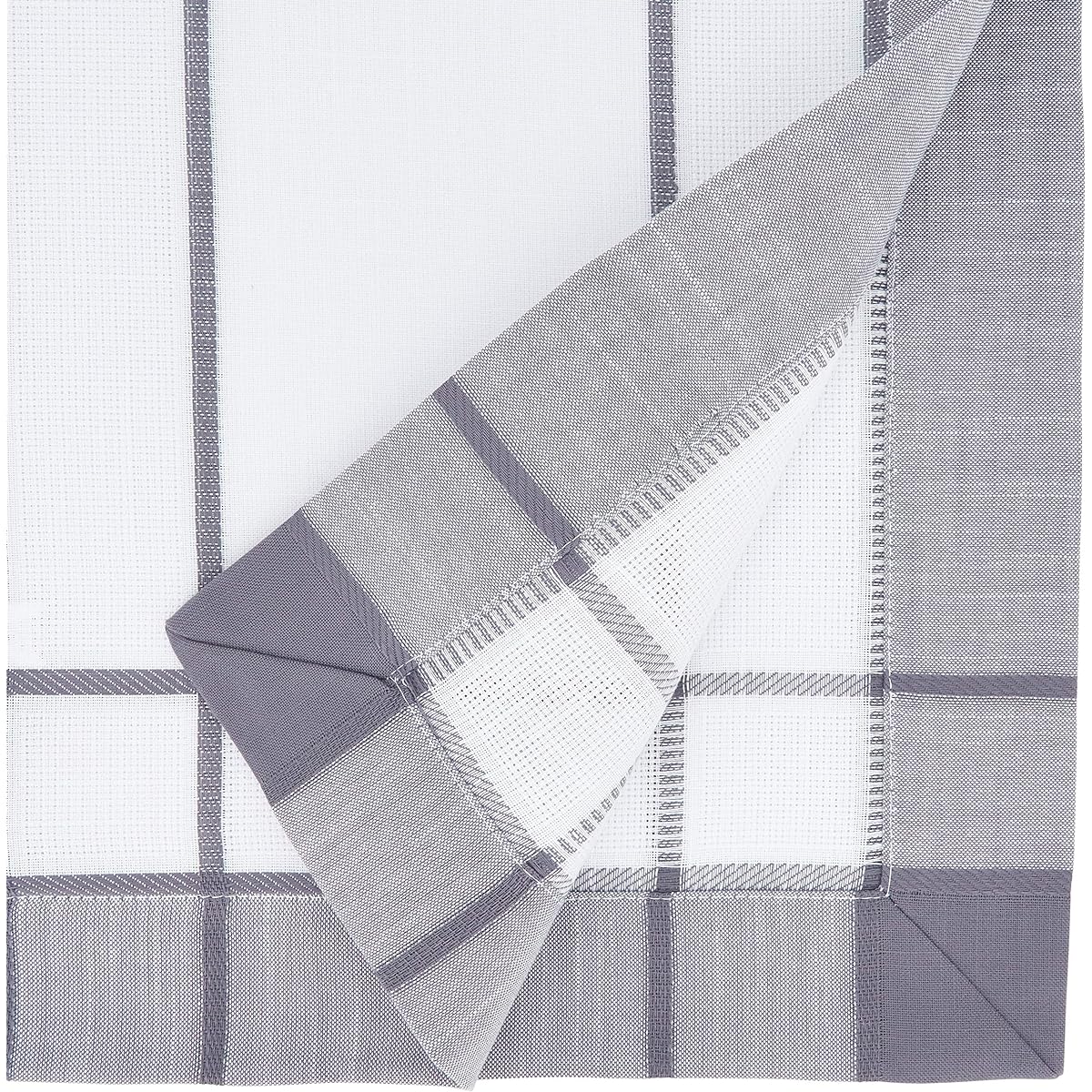SARO LIFESTYLE Ivory Line Collection Band Border Table Runner 16" x 120" Gray