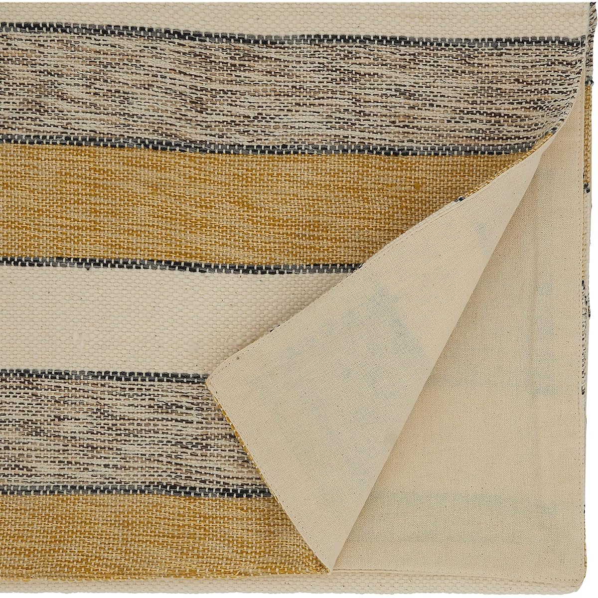 SARO LIFESTYLE Aeliana Collection Stripe Design Table Runner 16"x72", Multi