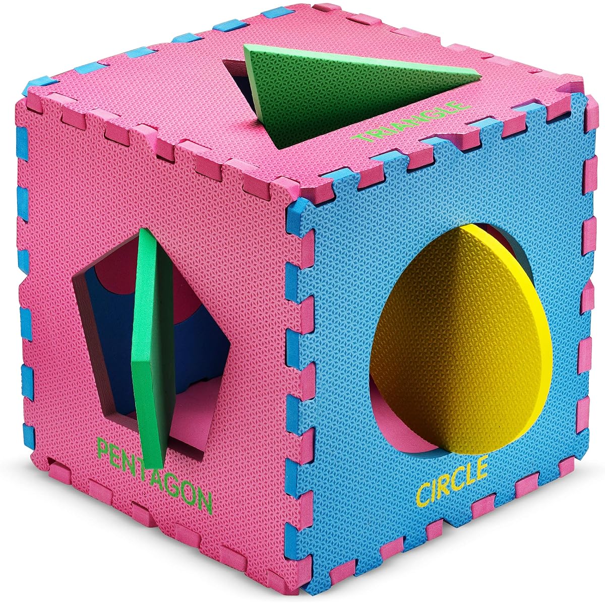 EDUcational Kids Baby Play Mat Foam with Fence Thick and Durable Quality