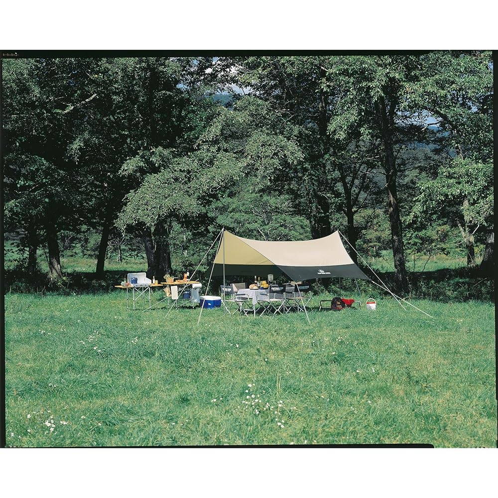 CAPTAIN STAG Camping Equipment Tent Tarp Sunshade Planar Hexa Tarp Set M-3155