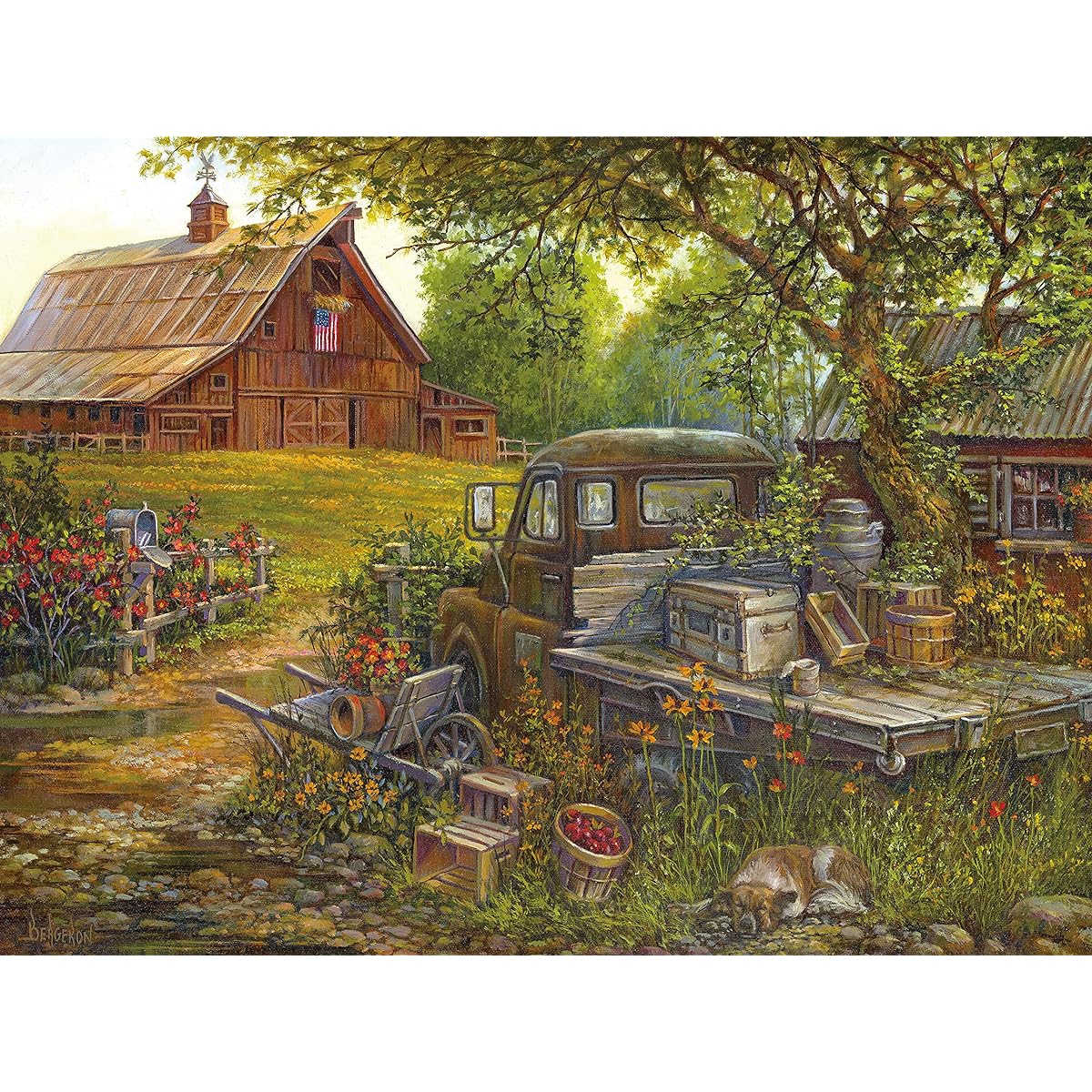 Ceaco - Simple Life - Fond Memories - 750 Piece Jigsaw Puzzle