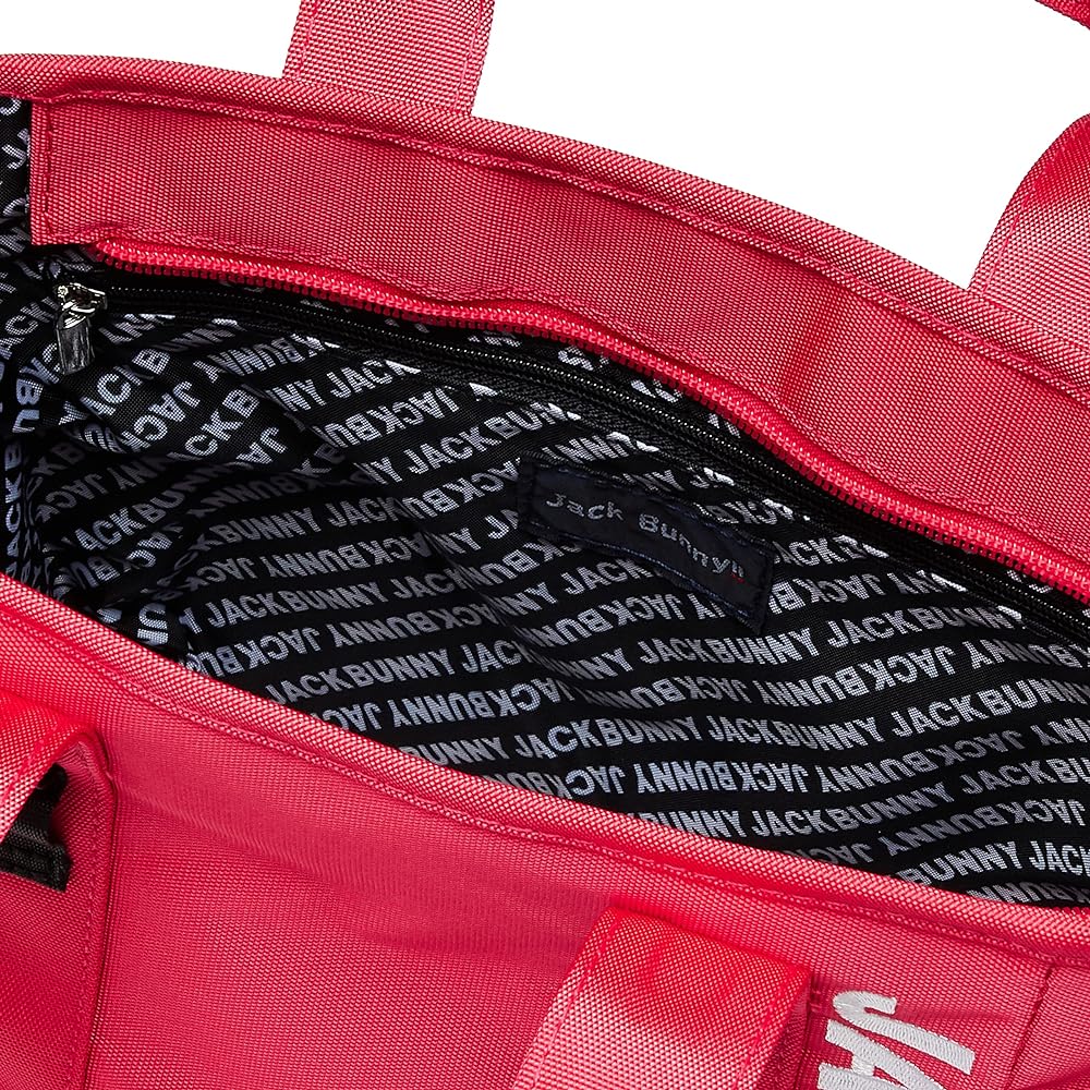 [Jack Bunny] Continuing standard product cart bag [Logo zipper series] / Golf round / 262-3981101