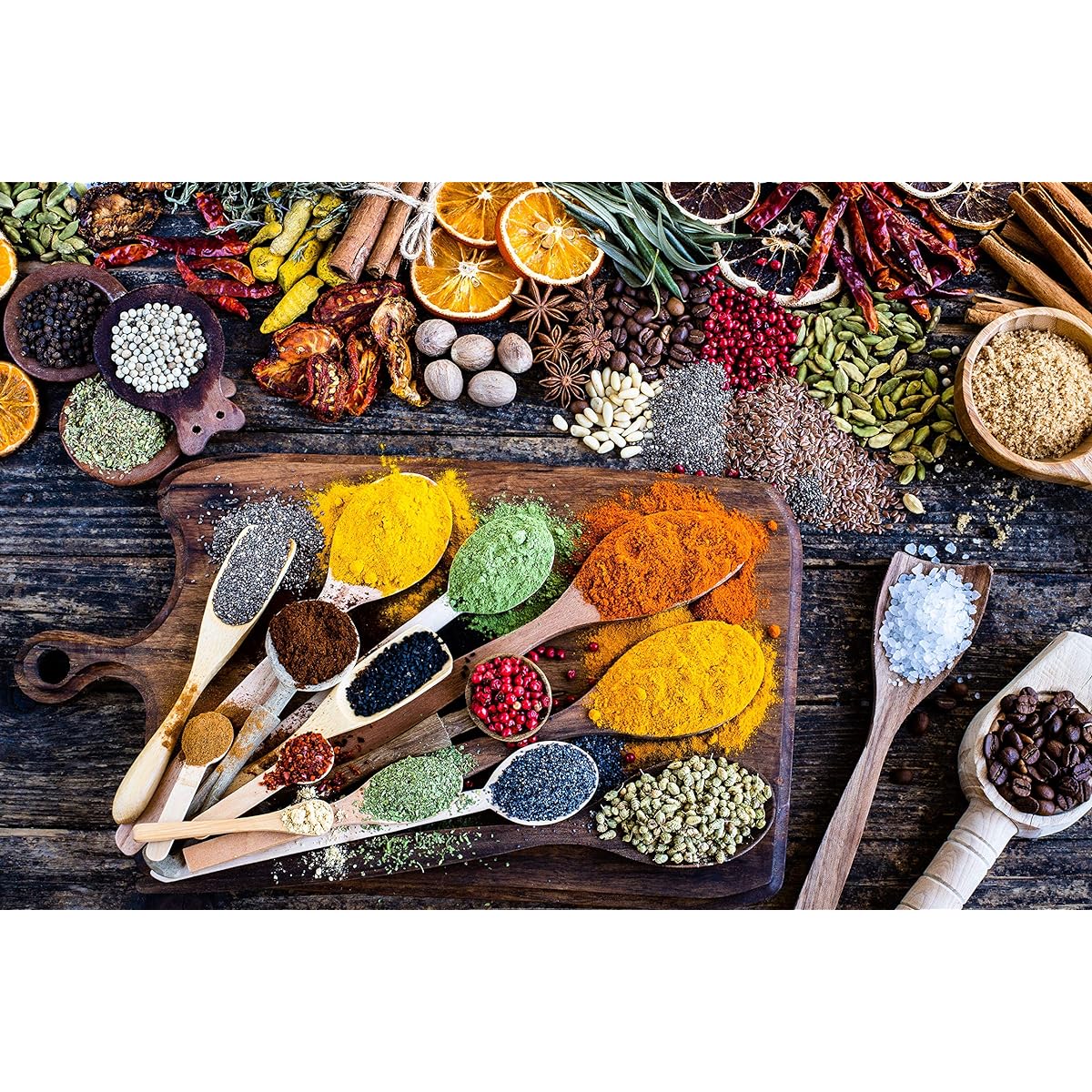 1000 Piece Puzzle for Adults - Jigsaw Puzzle Spice - Puzzle 1000 Piece - Connexio Puzzle Spice of Life