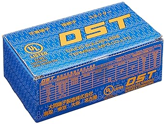 Daido Terminal Manufacturing DST Bare crimp terminal Round terminal (R type) R22-8 1 box of 100 pieces