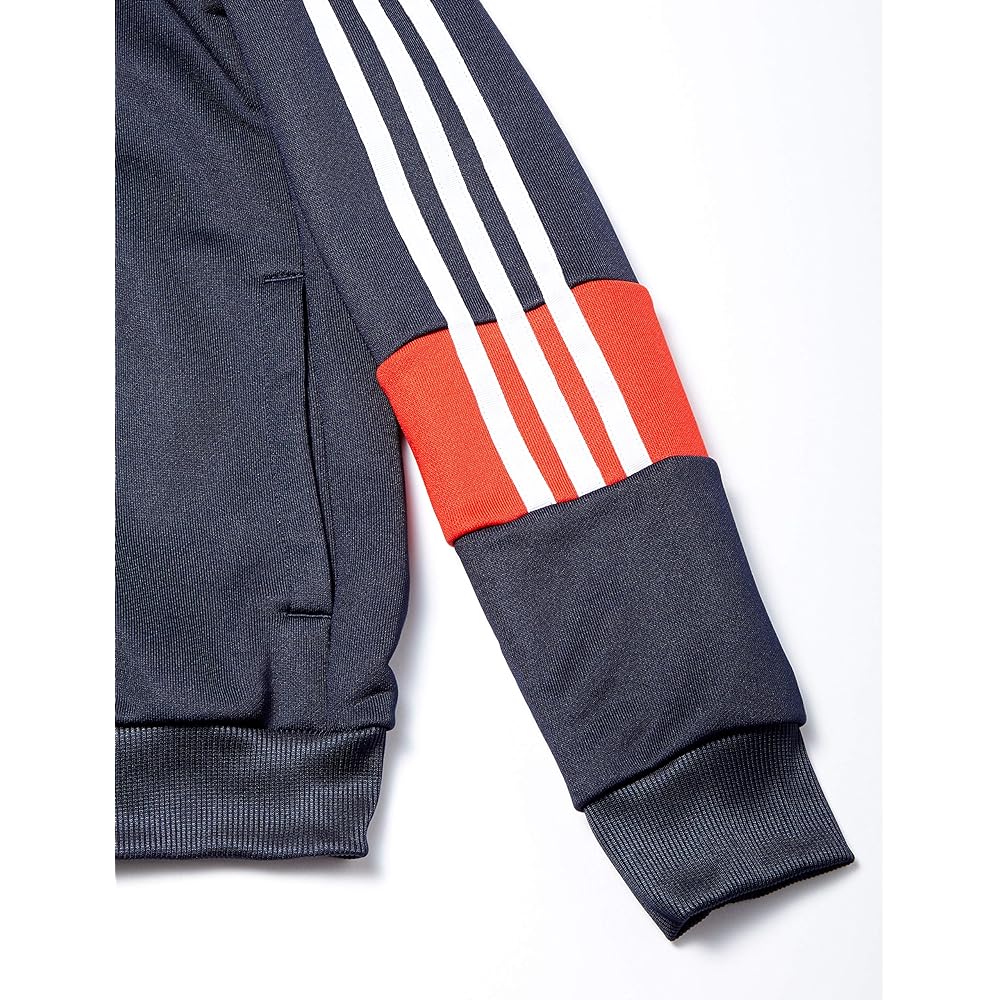 [Adidas] Jersey Top Kids 3 Stripes Aero Lady Prime Blue Parka JKI07
