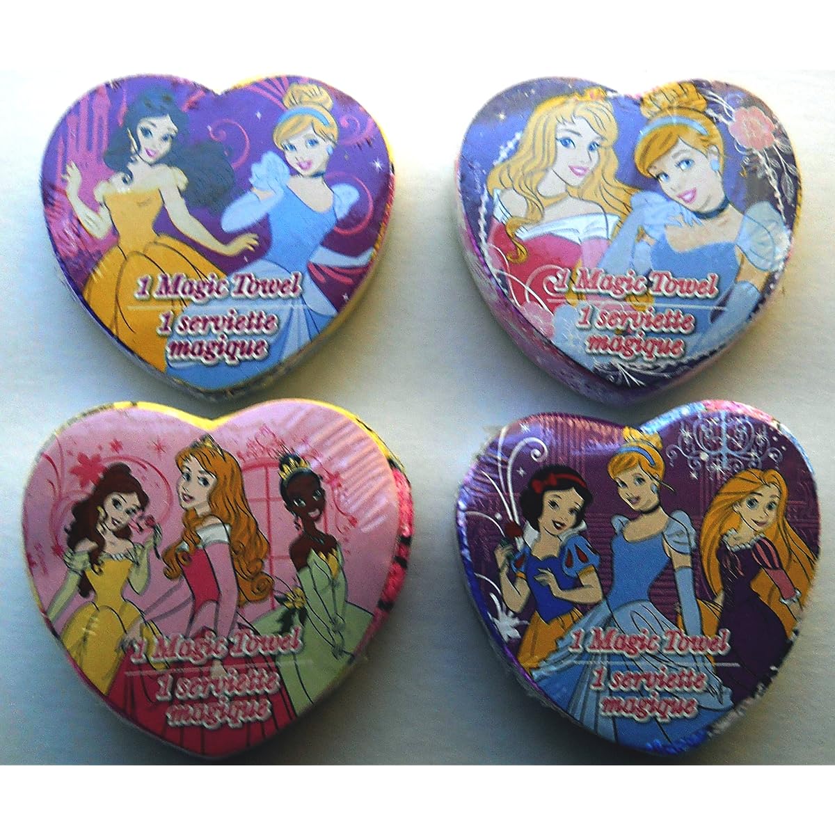 Disney Princess Magic Glow Towel (Set of 4)