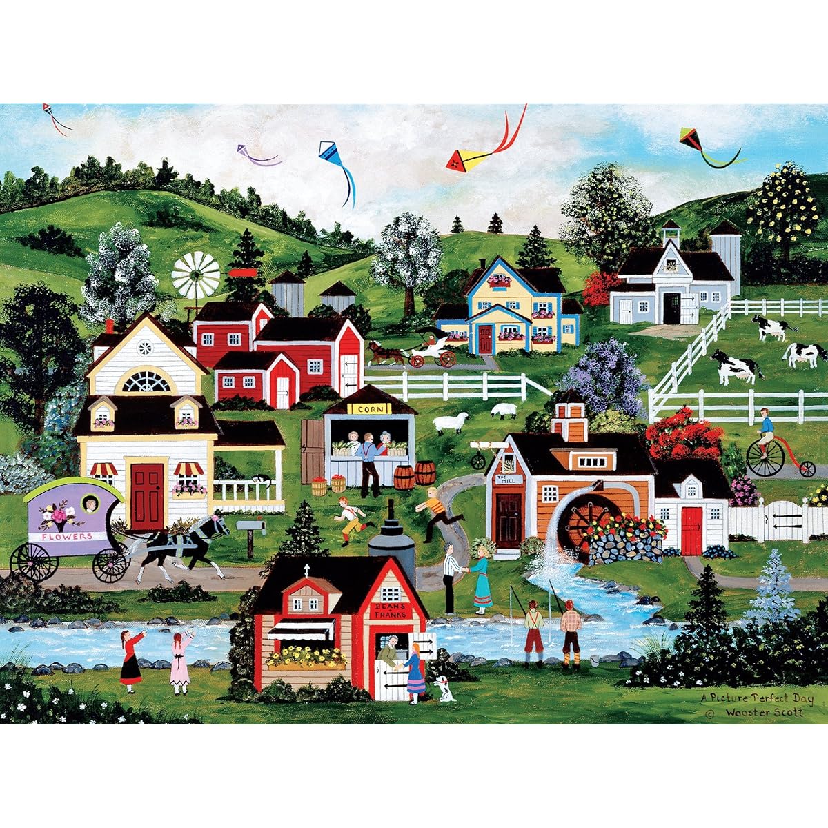Ceaco Perfect Piece Counting Puzzle - Jane Wooster Scott - A Picture Perfect Day