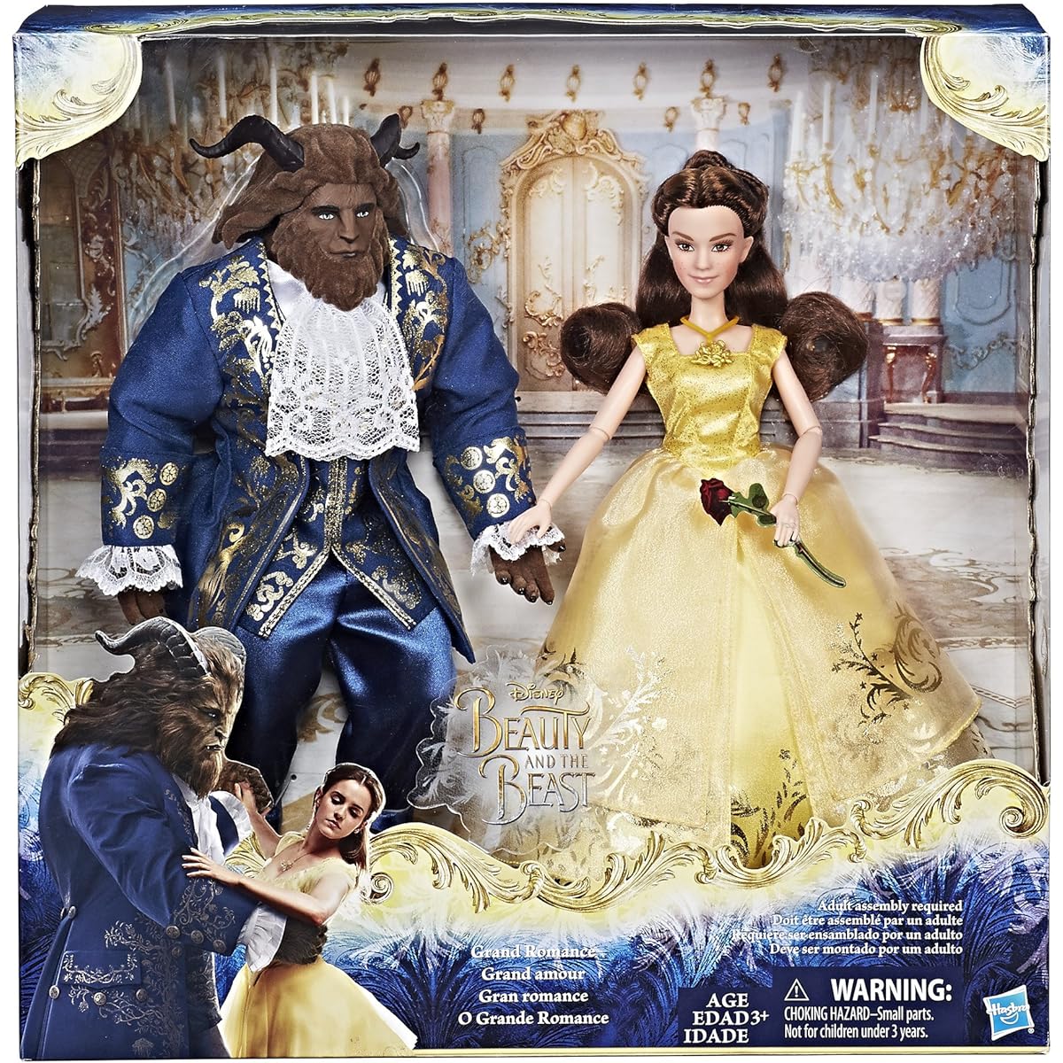 Disney live-action movie "Beauty and the Beast (2017)" Belle & Beast figure set Disney Beauty and the Beast Grand Romance - Belle and Beast [Parallel import goods]