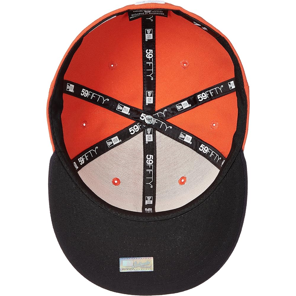 [New Era] Baseball Cap 59FIFTY MLB Onfield Houston Astros Alternate 2022 Model Orange/Navy Free