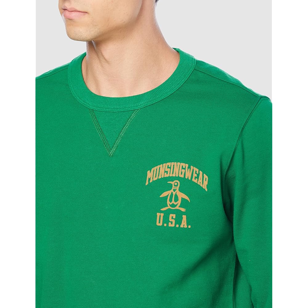 [Munsingwear] 21 Fall/Winter Model Golf Cut and Sewn Sweatshirt College Logo MGMSJL50 Men's