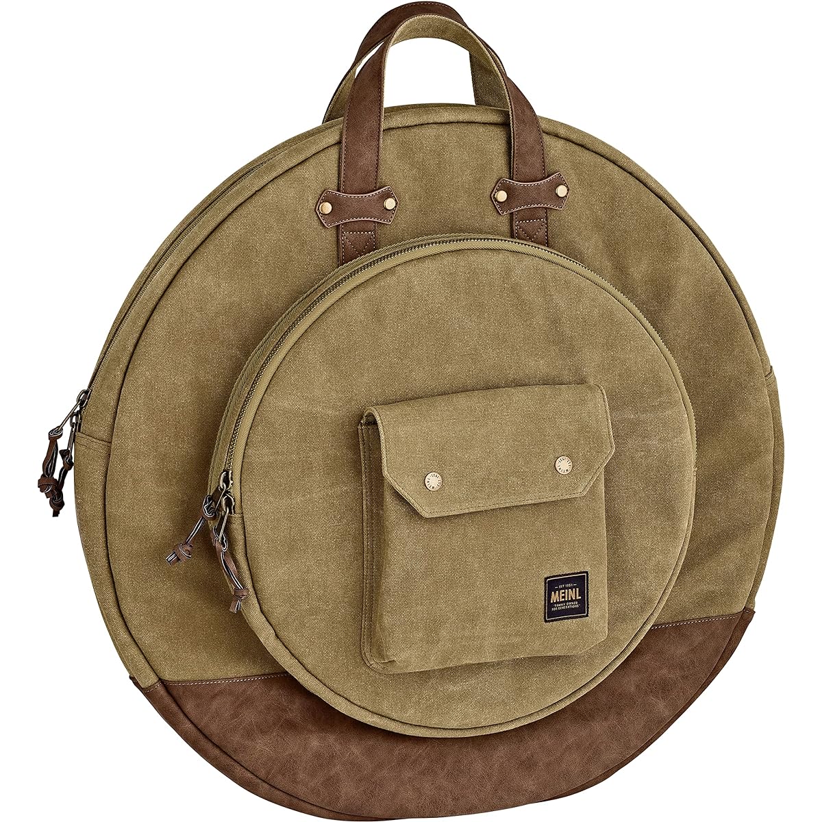 MEINL Cymbals Waxed Canvas Collection MWC22KH Vintage Khaki Cymbal Bag [Official Japanese Product]
