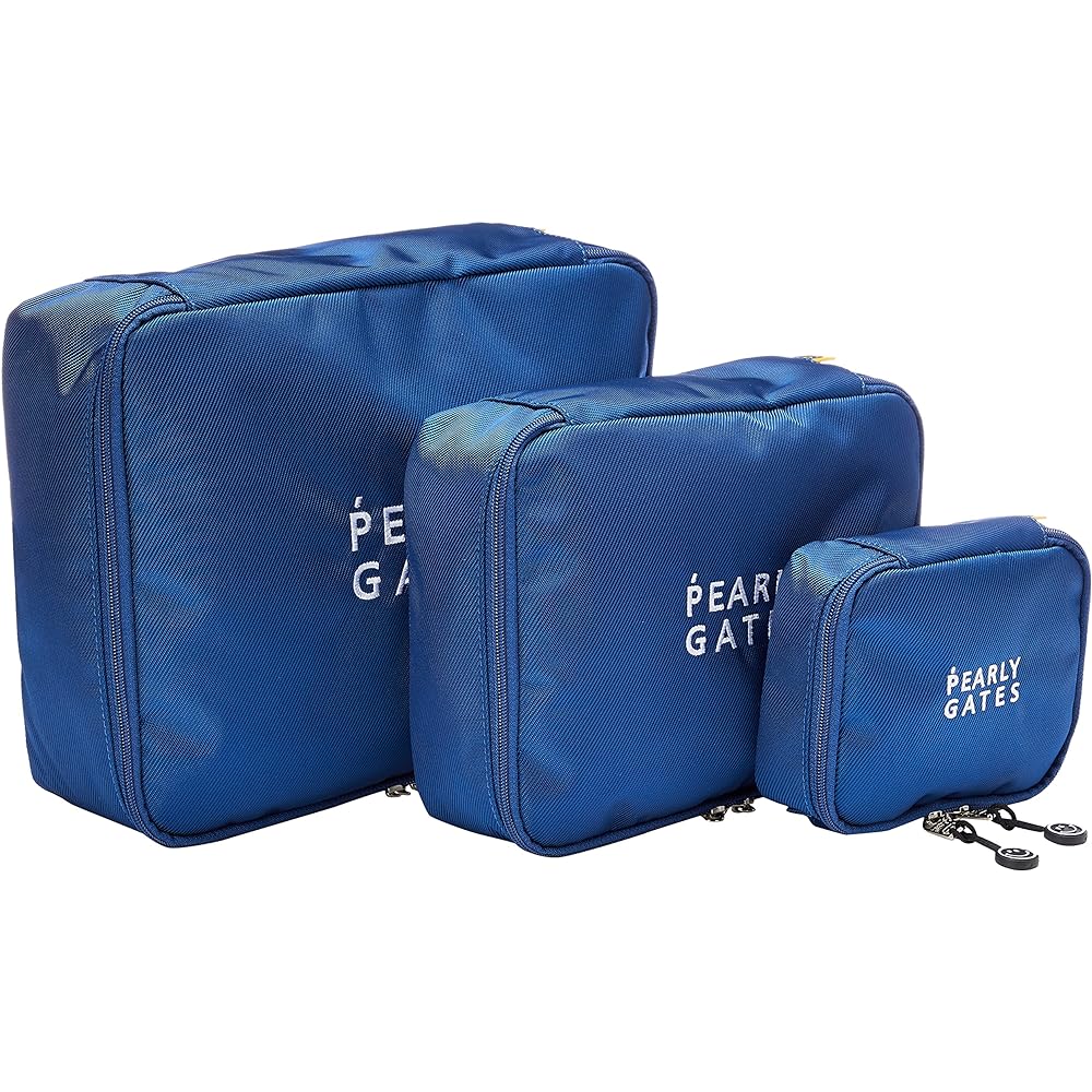 [Pearly Gates] Continuing standard product pouch set (set of 3) / Golf storage / 053-1984901 110_Blue