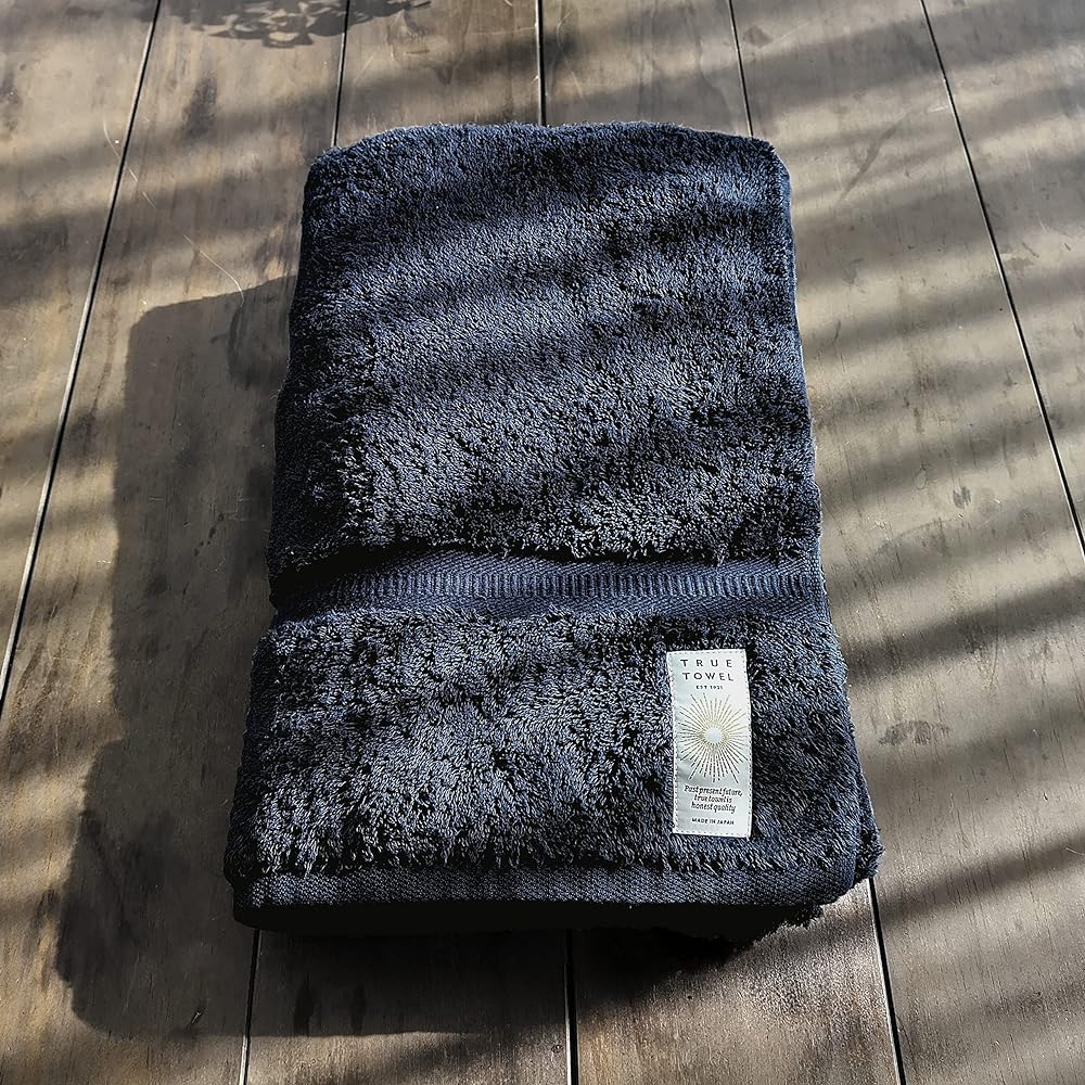 TRUE TOWEL classic HOTEL Grand Bath Towel Luxury Imabari Towel (Navy)