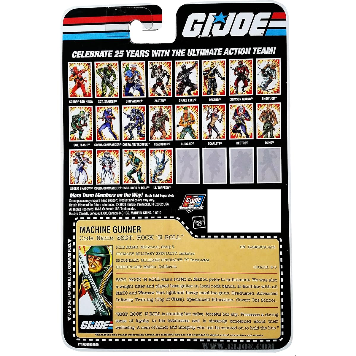 GI Joe 25th #06 Sergeant Rock'n'Roll [Comic] [Toys & Hobbies]