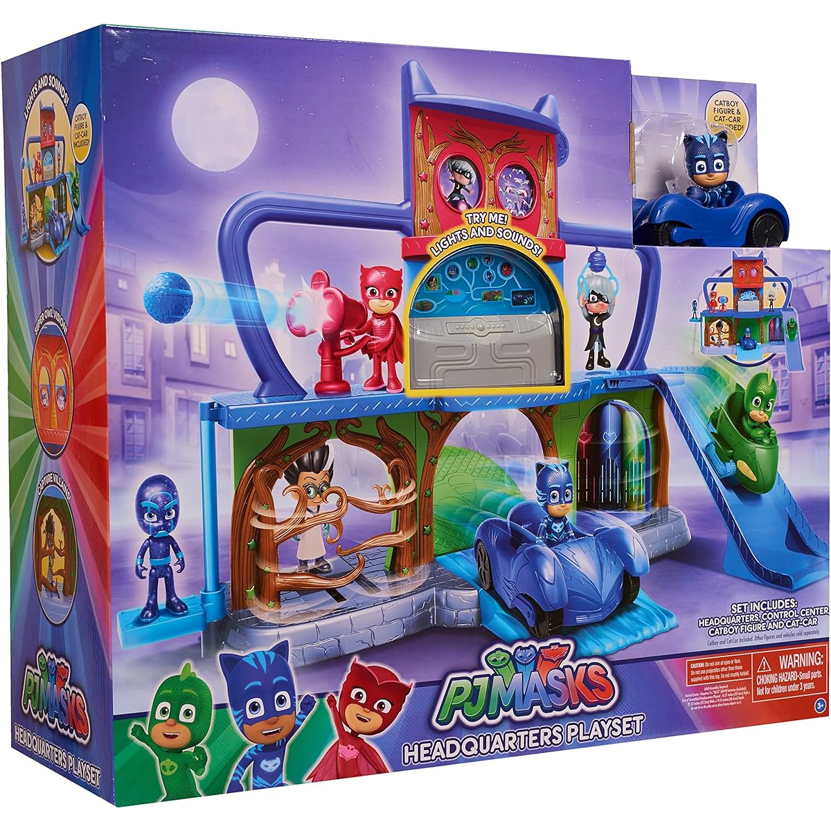 PJ Masks Headquarters Playset, Multicolor