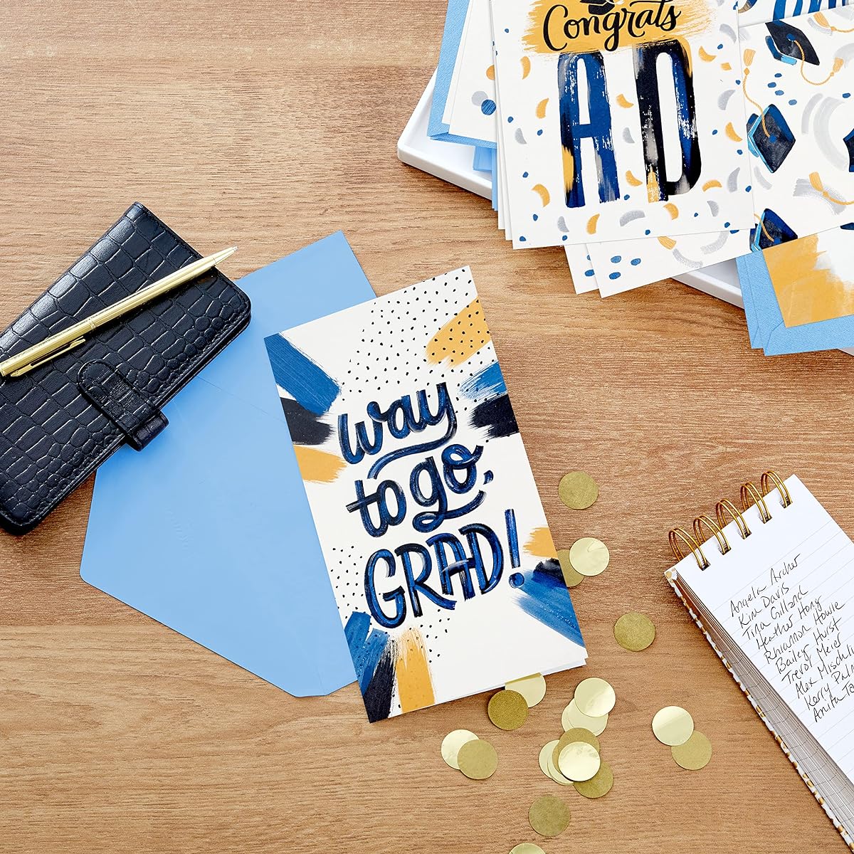 Hallmark Graduation Money Holder Gift Card Holder with Envelopes You Did It (36 Cards and Envelopes)
