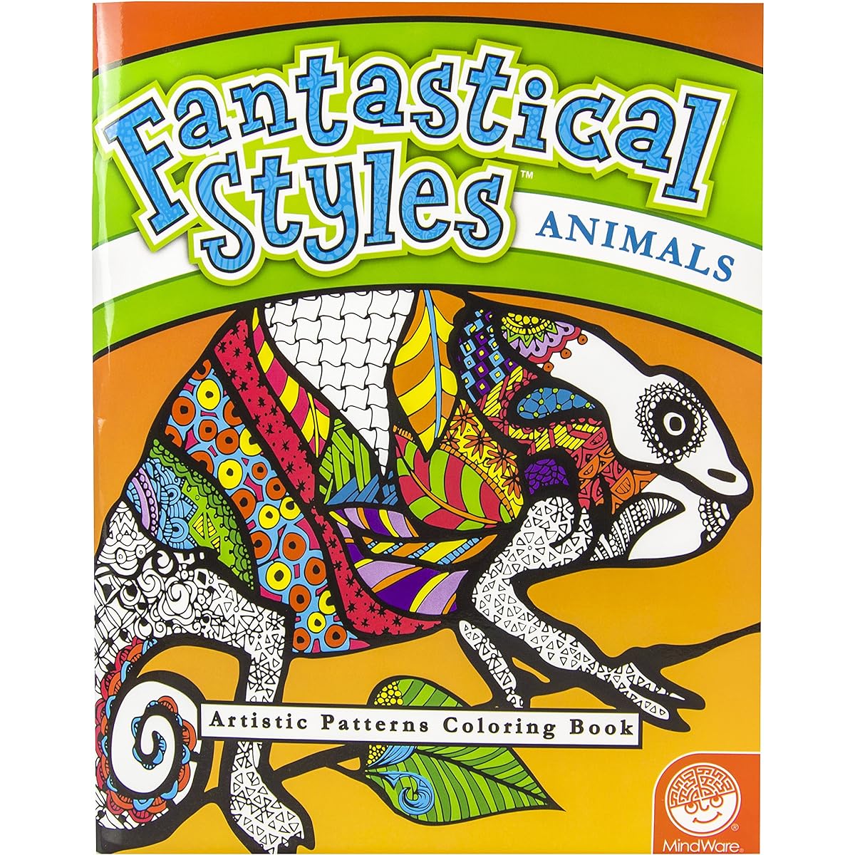 MindWare Fantastic Style: Animal Coloring Book