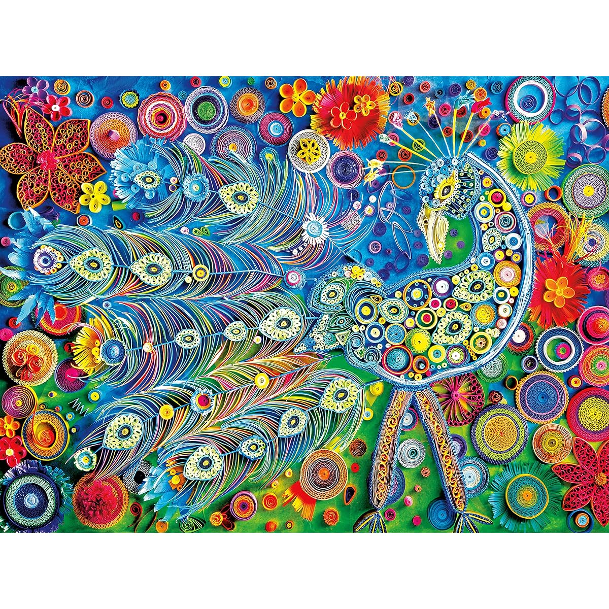 Ceaco Jigsaw Puzzle Pretty Peacock 300 Pieces