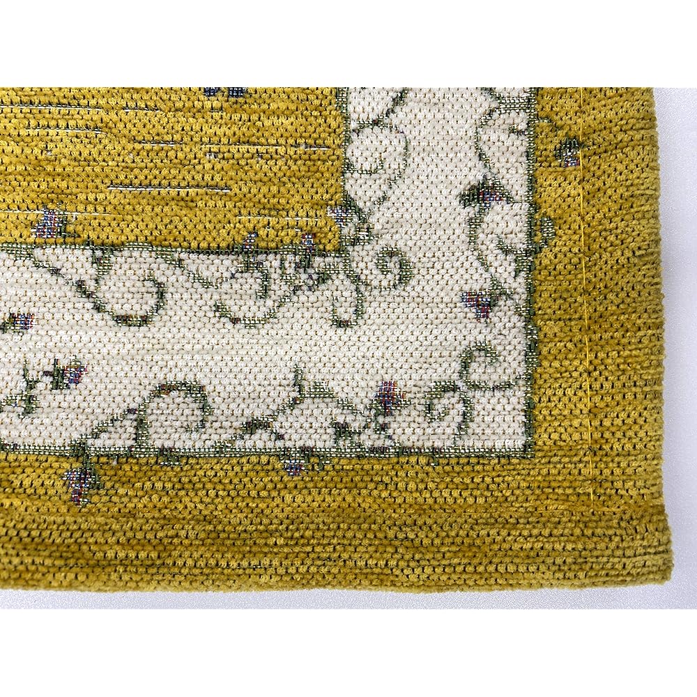 GREONE Lavender Mat Entrance Stylish Floral Pattern Gobelin Anti-slip Non-Slip Hand Wash (Lavender, 70 x 120 cm)
