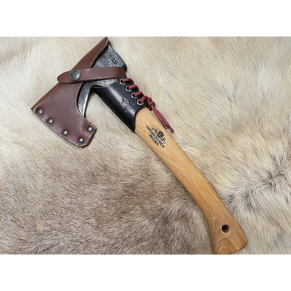 Grensfors Wildlife 415 Leather Neck Guard Black Ax Cover Leather Miyabi WORLD WORKS