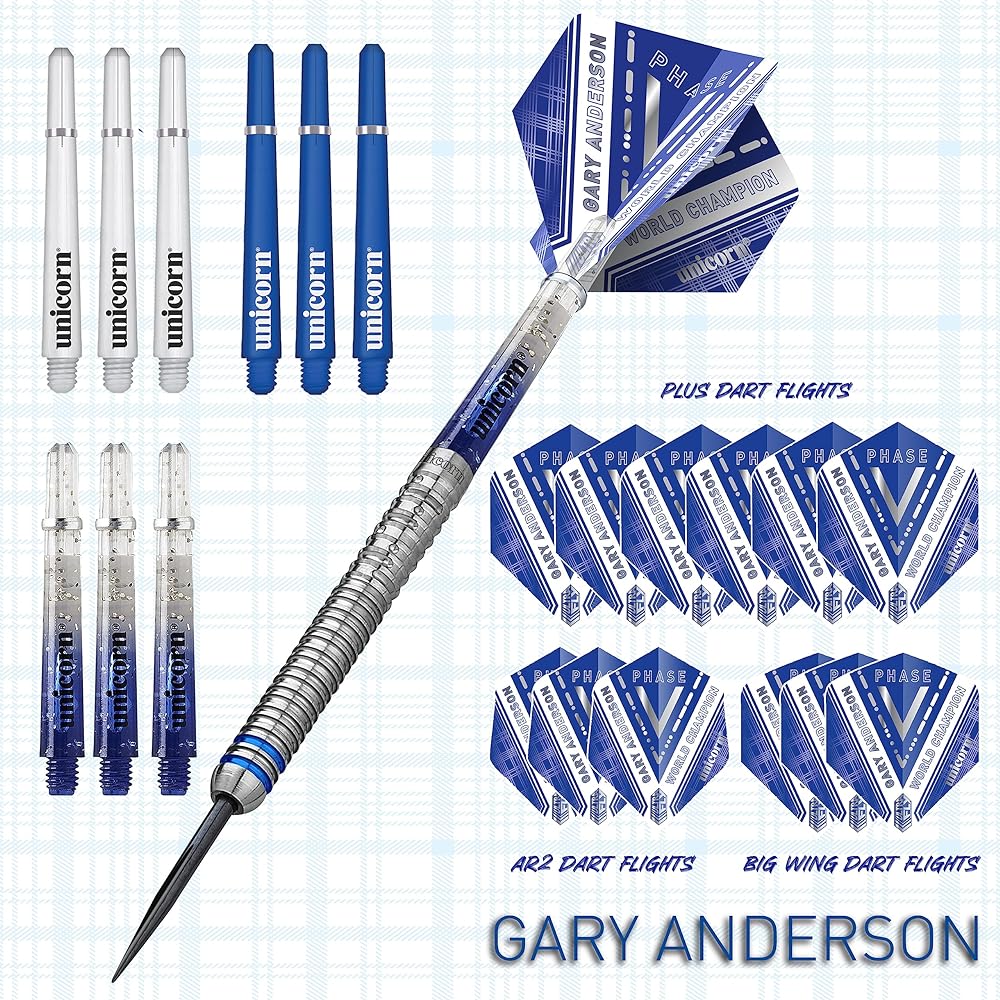 Unicorn World Champion Gary Anderson Model Phase 5 Steel 25g No.29024