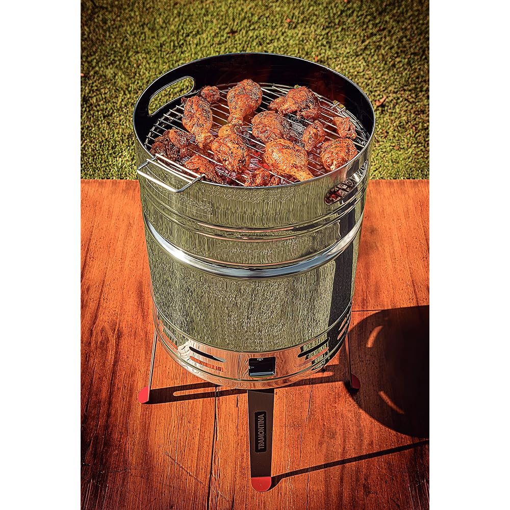 Tramontina Barbecue Stove Churrasco Diameter 40cm Charcoal Tube Barbecue Grill Made in Brazil TCP-400 26500/006 TRAMONTINA