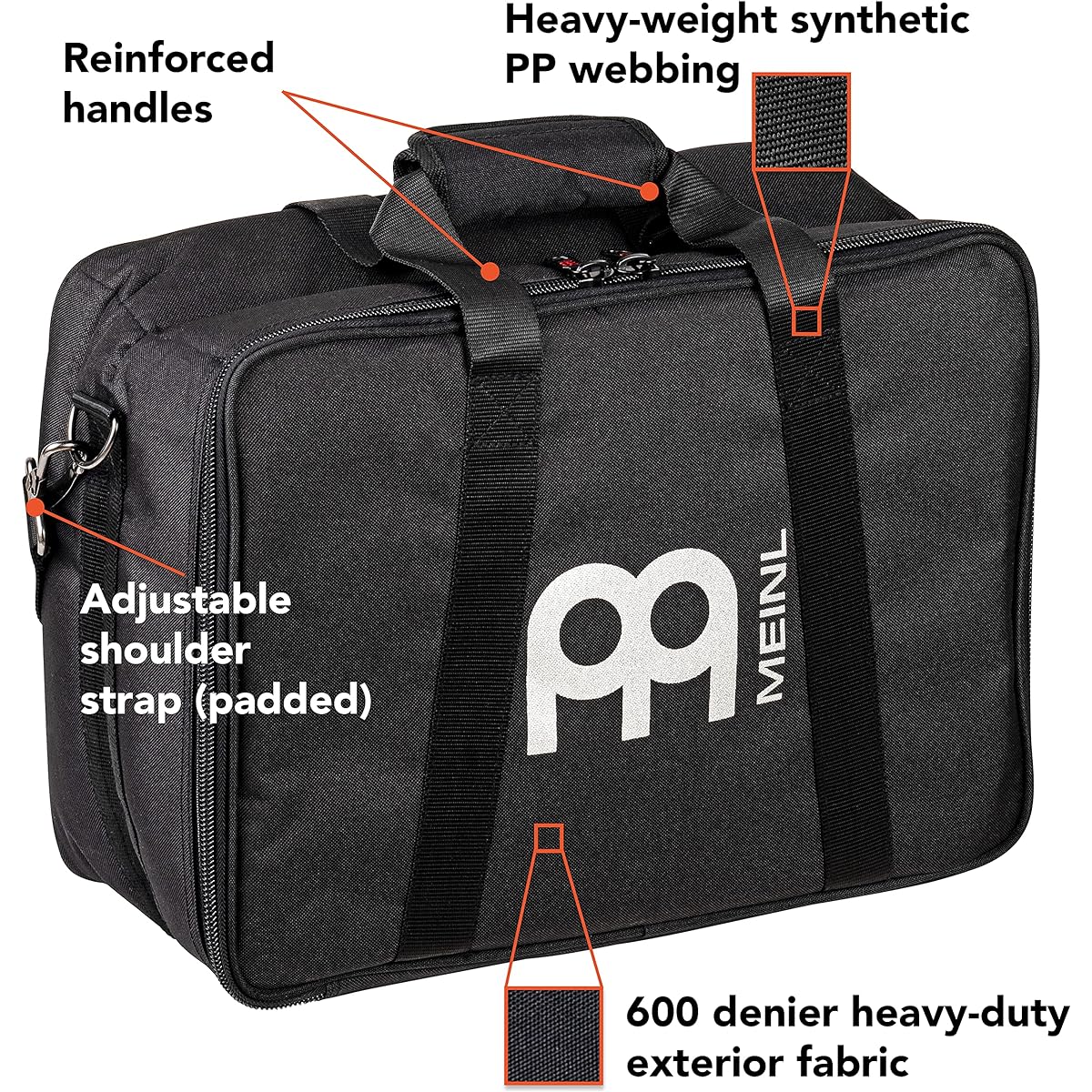 MEINL Percussion Professional Hybrid Slap-Top Cajon Bag MHTOPCJB [Domestic regular product]