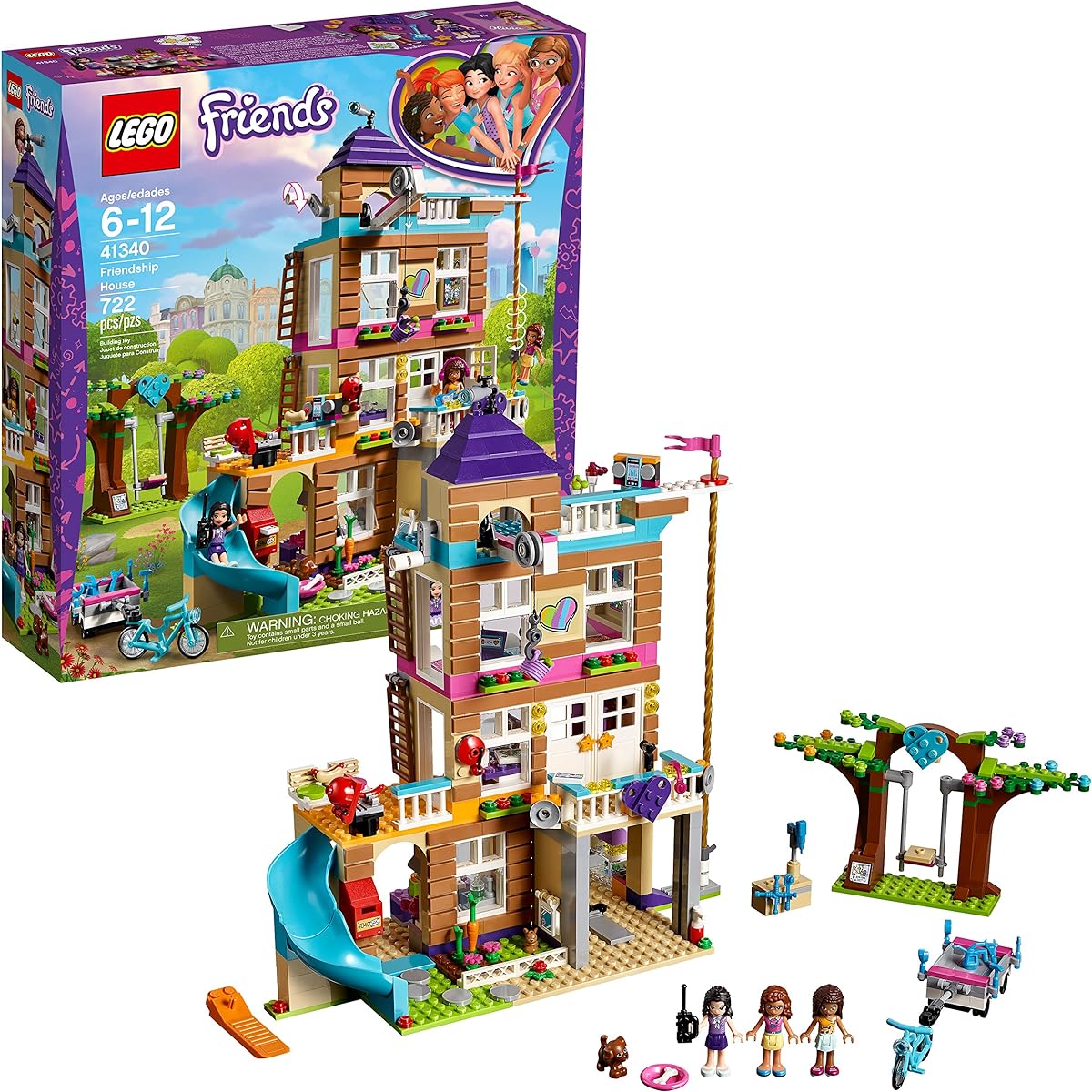LEGO Friends Friendship House 41340 Building Kit (722 Piece)