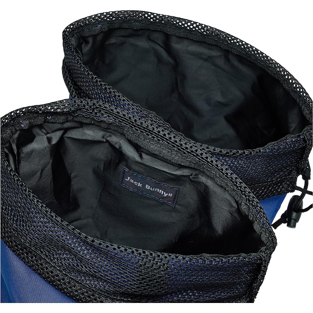 [Jack Bunny] [Continuing standard product] Shoe case [Logo zipper series] (carabiner hook specification) / Golf shoe bag / 262-3984103