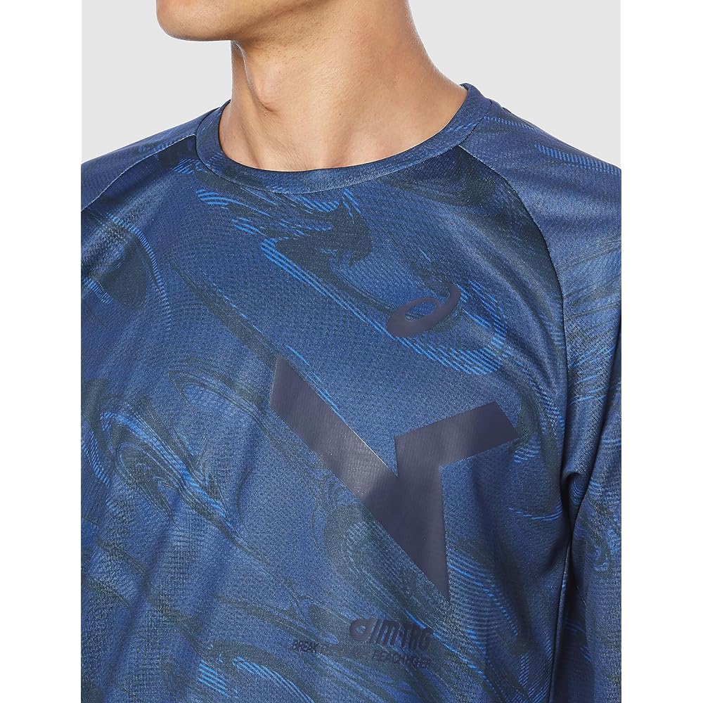 [ASICS] Training Wear A-I-M Dry Graphic Long Sleeve Shirt 2031E252 Men's
