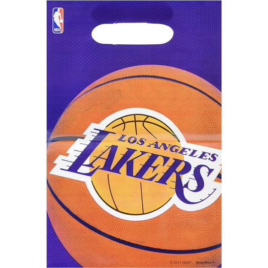 Amscan "Los Angeles Lakers NBA Collection" Loot Bags Party Favors 48 Pieces