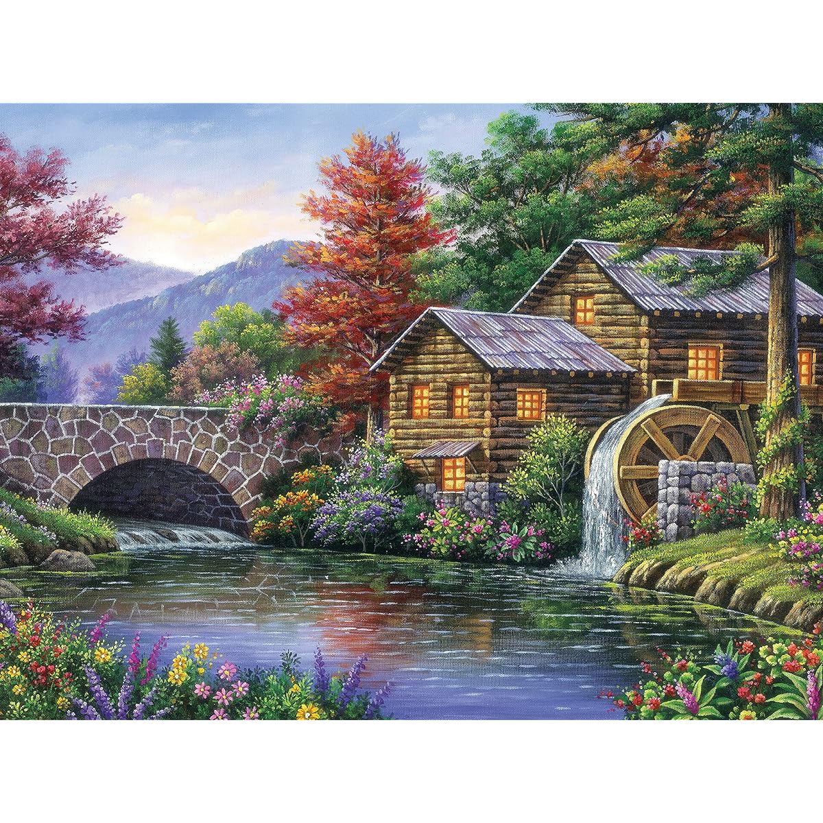Ceaco - Arturo Zarraga - Water Mill - 500 Piece Jigsaw Puzzle