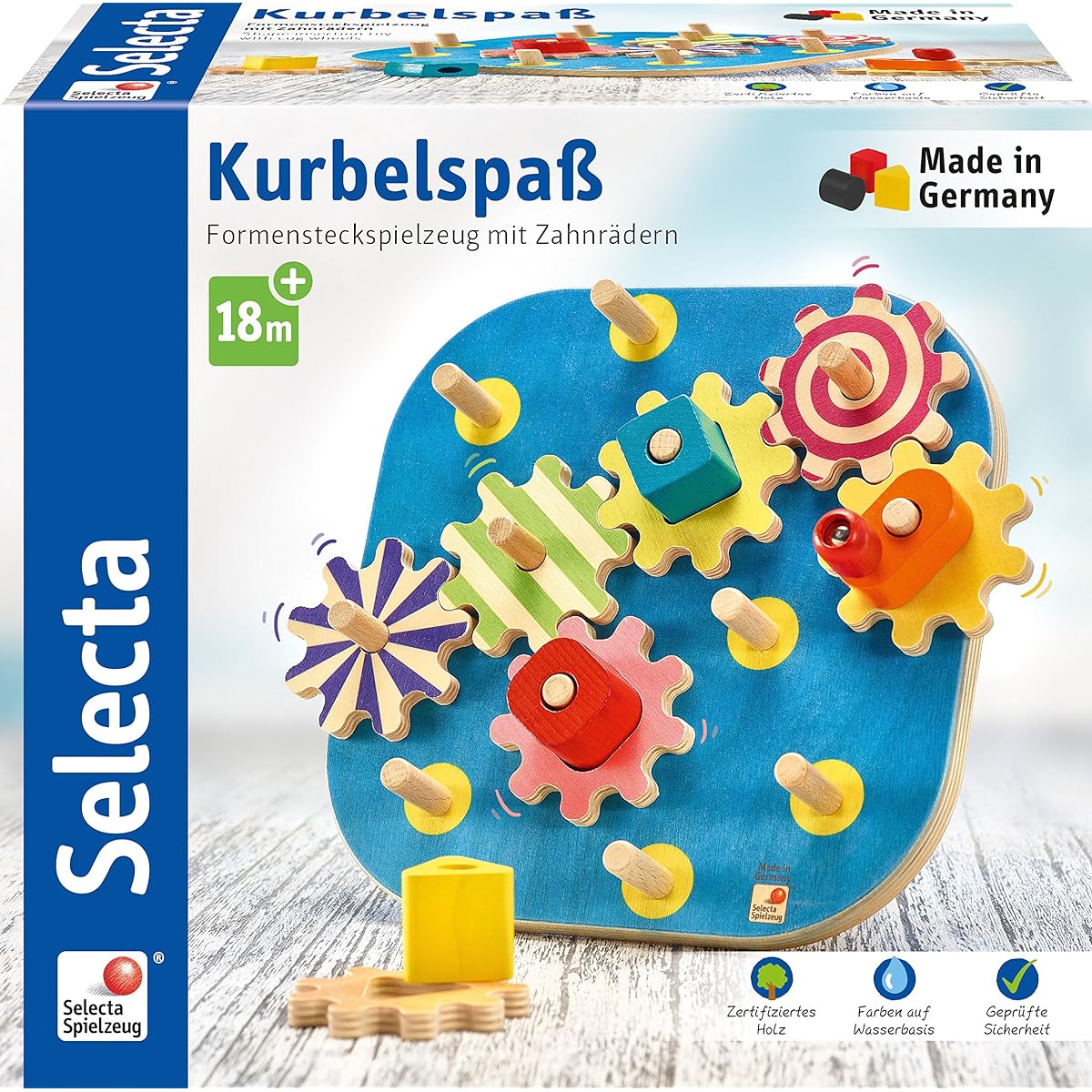 Selecta Spielzeug Kurbelspass Gear Board