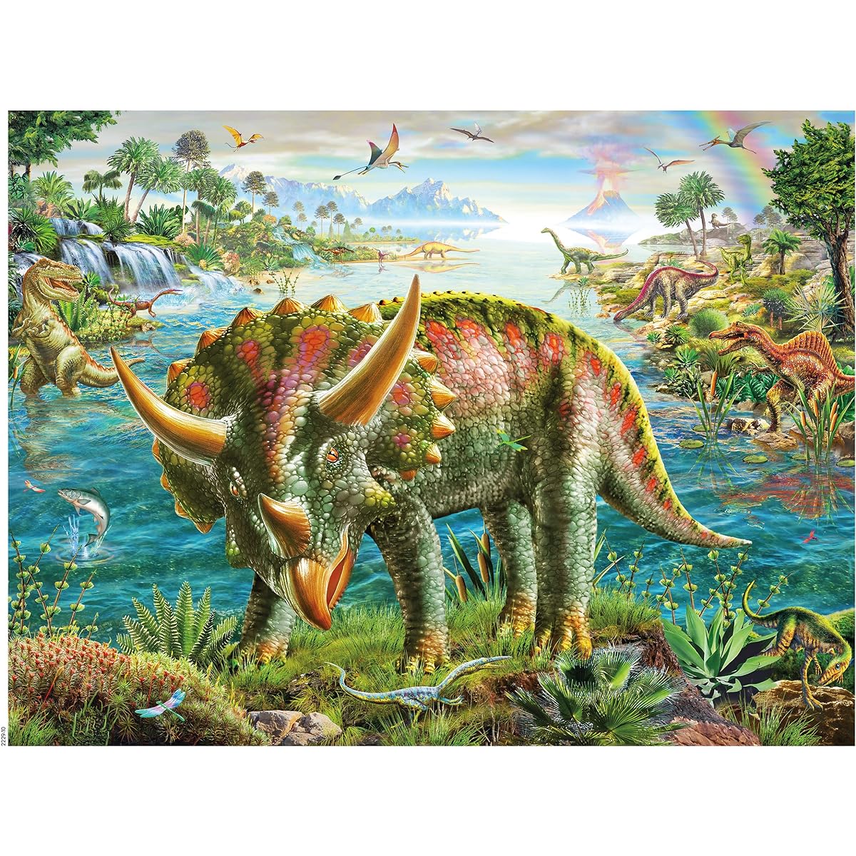 Ceaco - Prehistoria - Triceratops - 300 Piece Jigsaw Puzzle