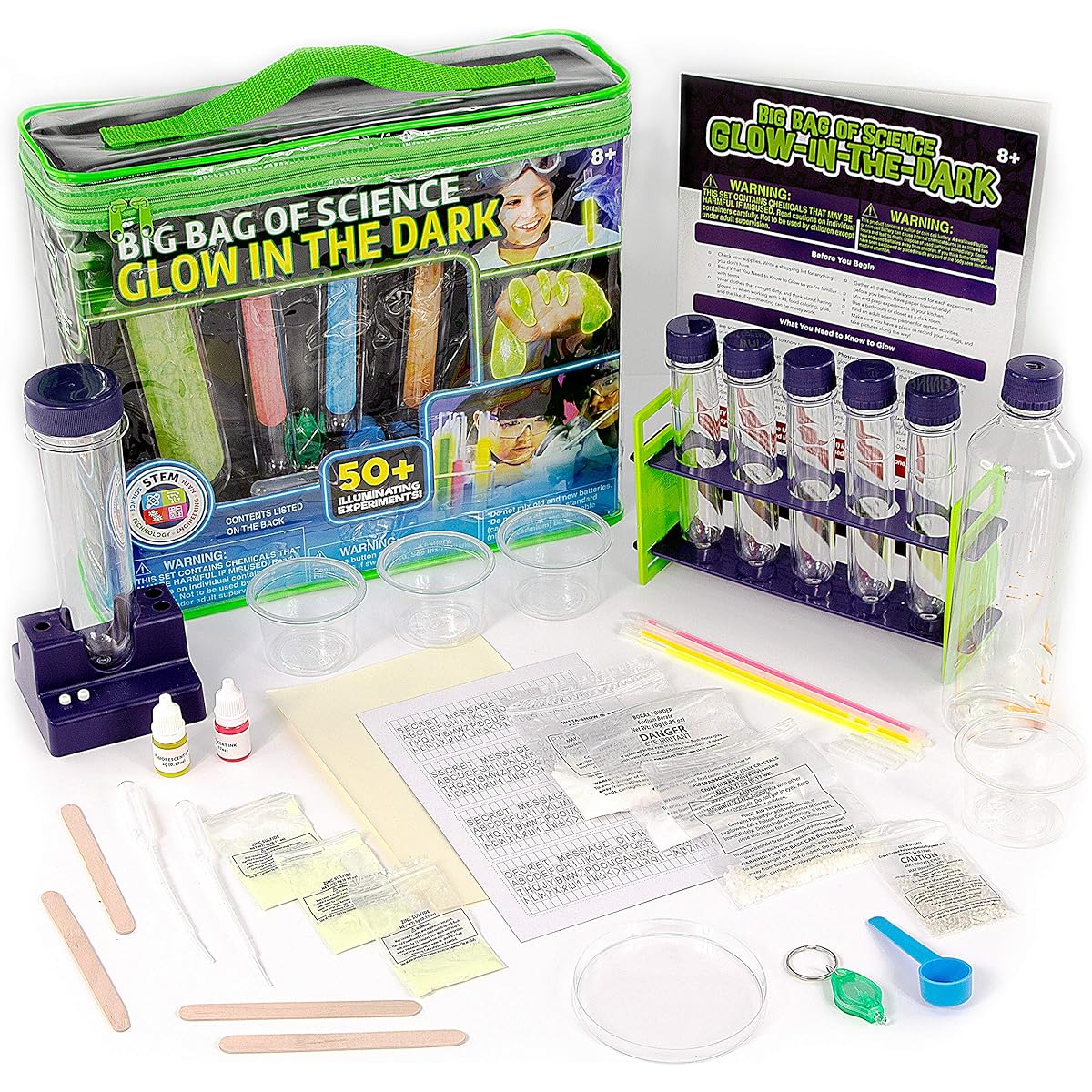 Glow in the dark science big bag