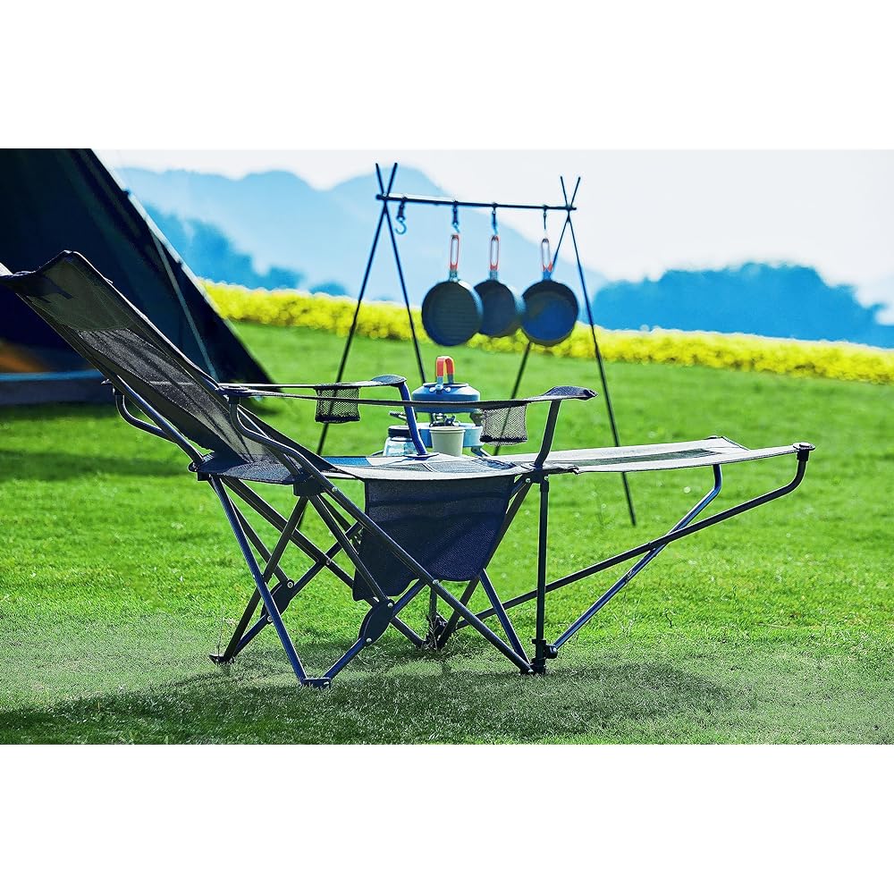 【limited! ]SOLO UP Outdoor Chair Compact Camping Chair Folding Chair with Storage Bag M-2377