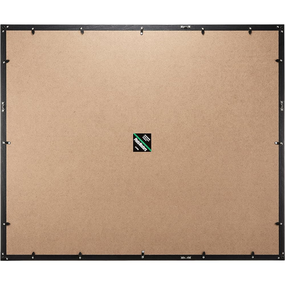 FUJICOLOR Picture Frame Wide Matte Frame M5000 Acrylic All Paper Wooden Black 406508