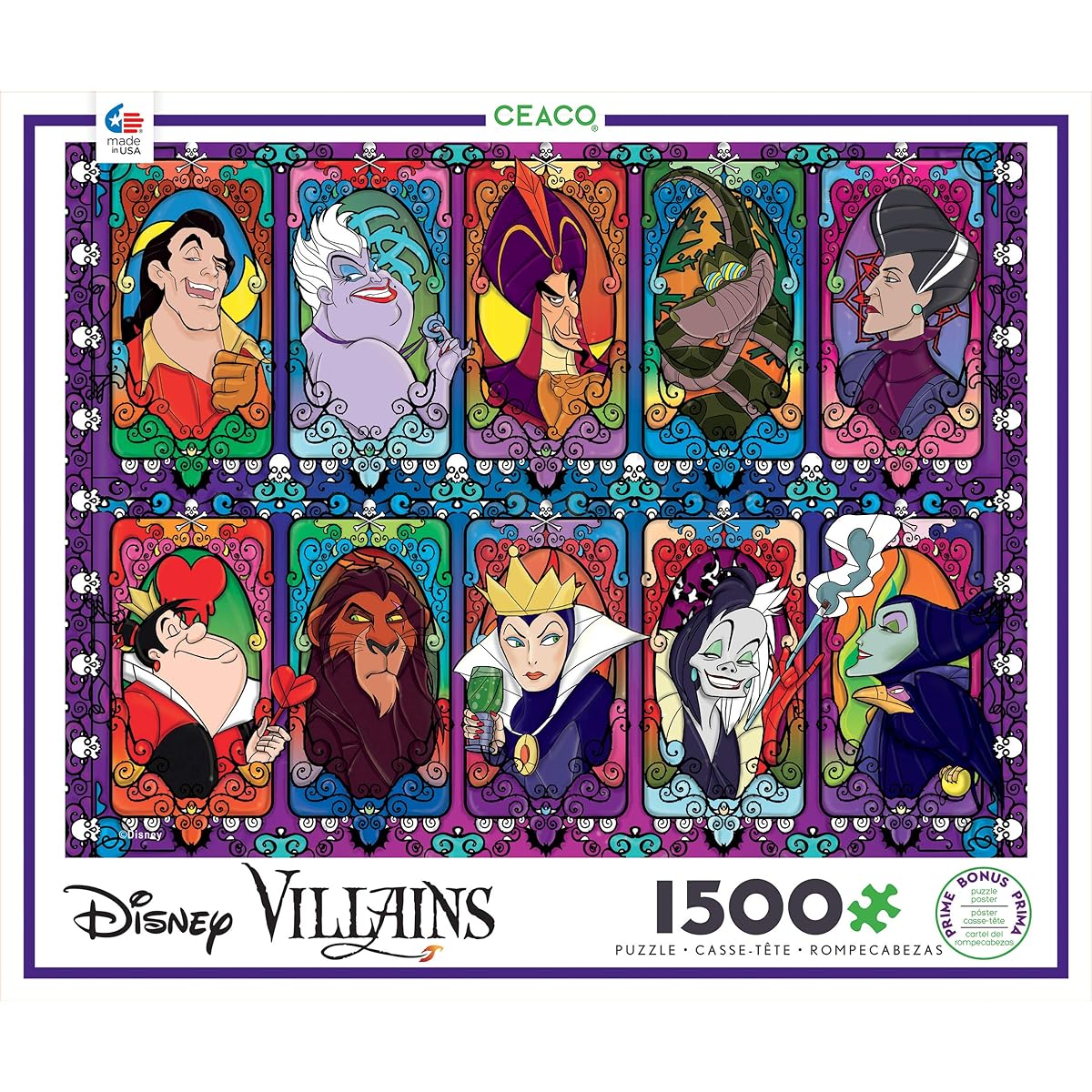 Disney - Villains 2 Puzzle - 1500 Pieces
