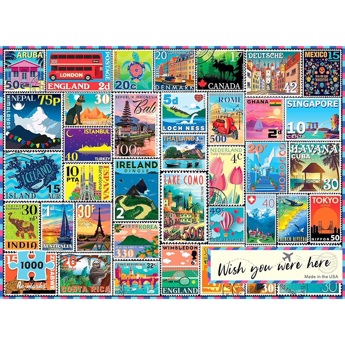 Remarks Wish You Are Hair 1000 Piece Puzzle