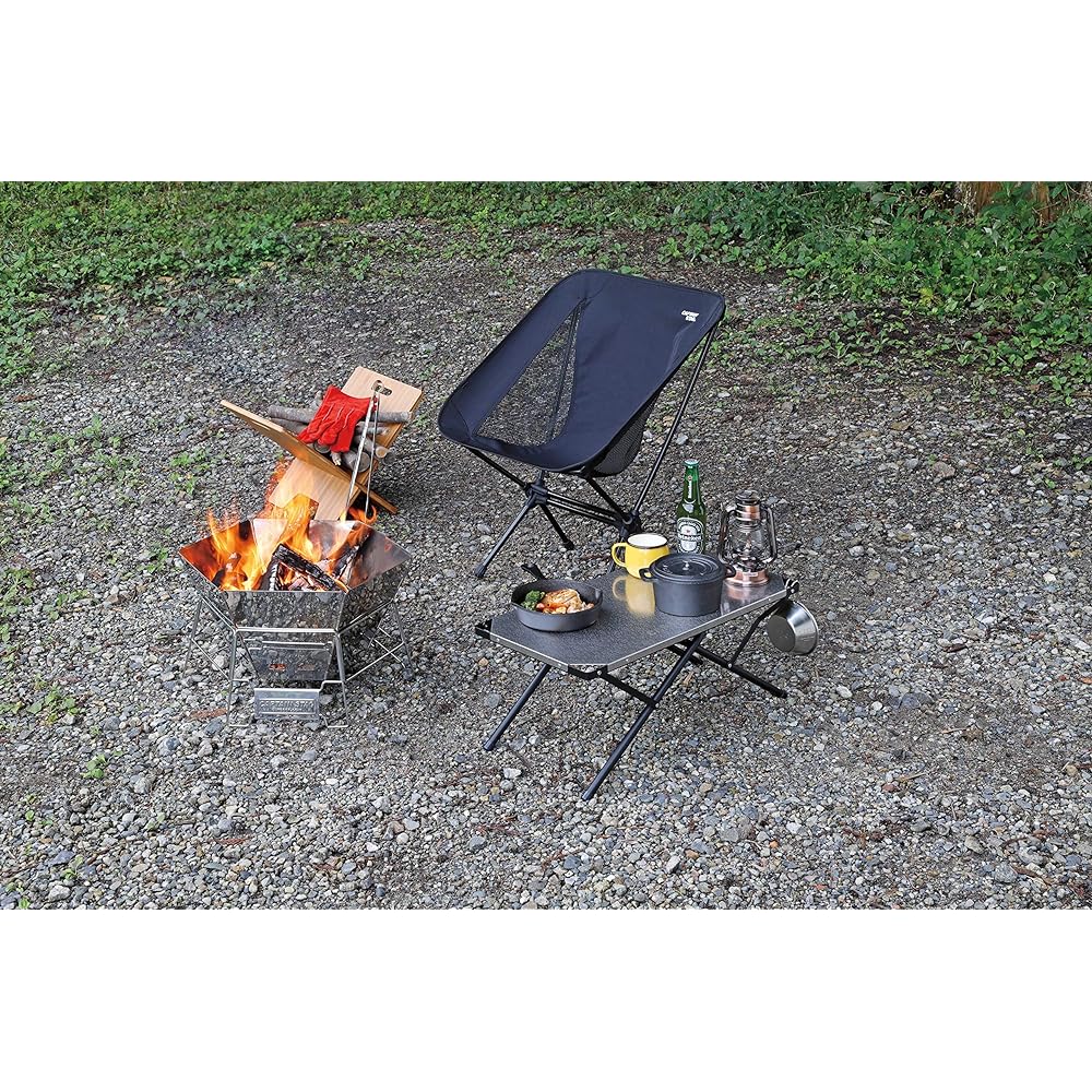 CAPTAIN STAG Outdoor Chair The Light Chair Lightweight Compact Storage Bag Included Trekker UC-1833/UC-1835