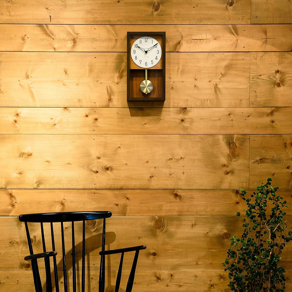 Chambre Wall Clock Brown W20 x H35 x D7cm