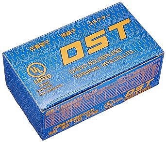 Daido Terminal Manufacturing DST Bare crimp terminal Round terminal (R type) R100-10 25 pieces per box