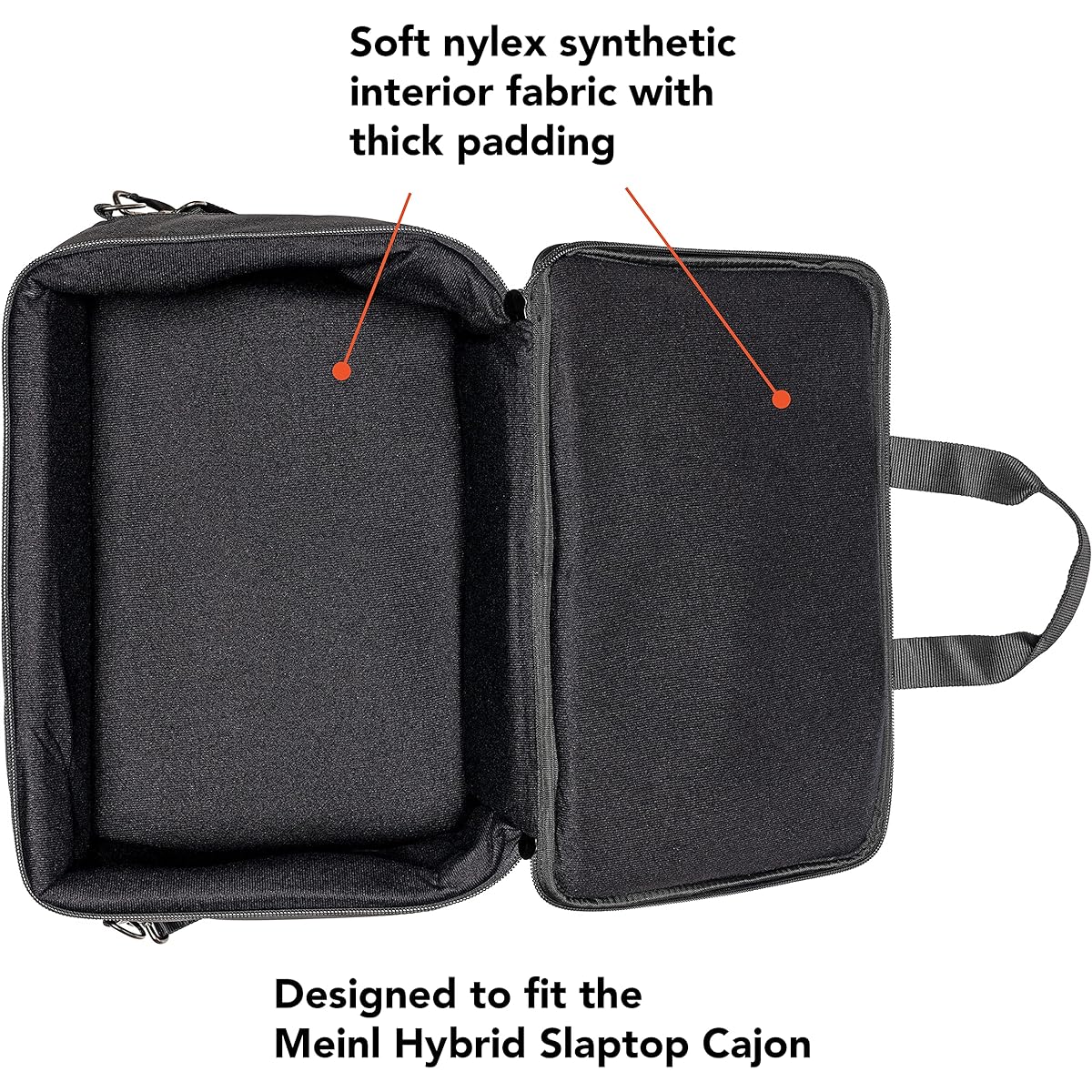 MEINL Percussion Professional Hybrid Slap-Top Cajon Bag MHTOPCJB [Domestic regular product]